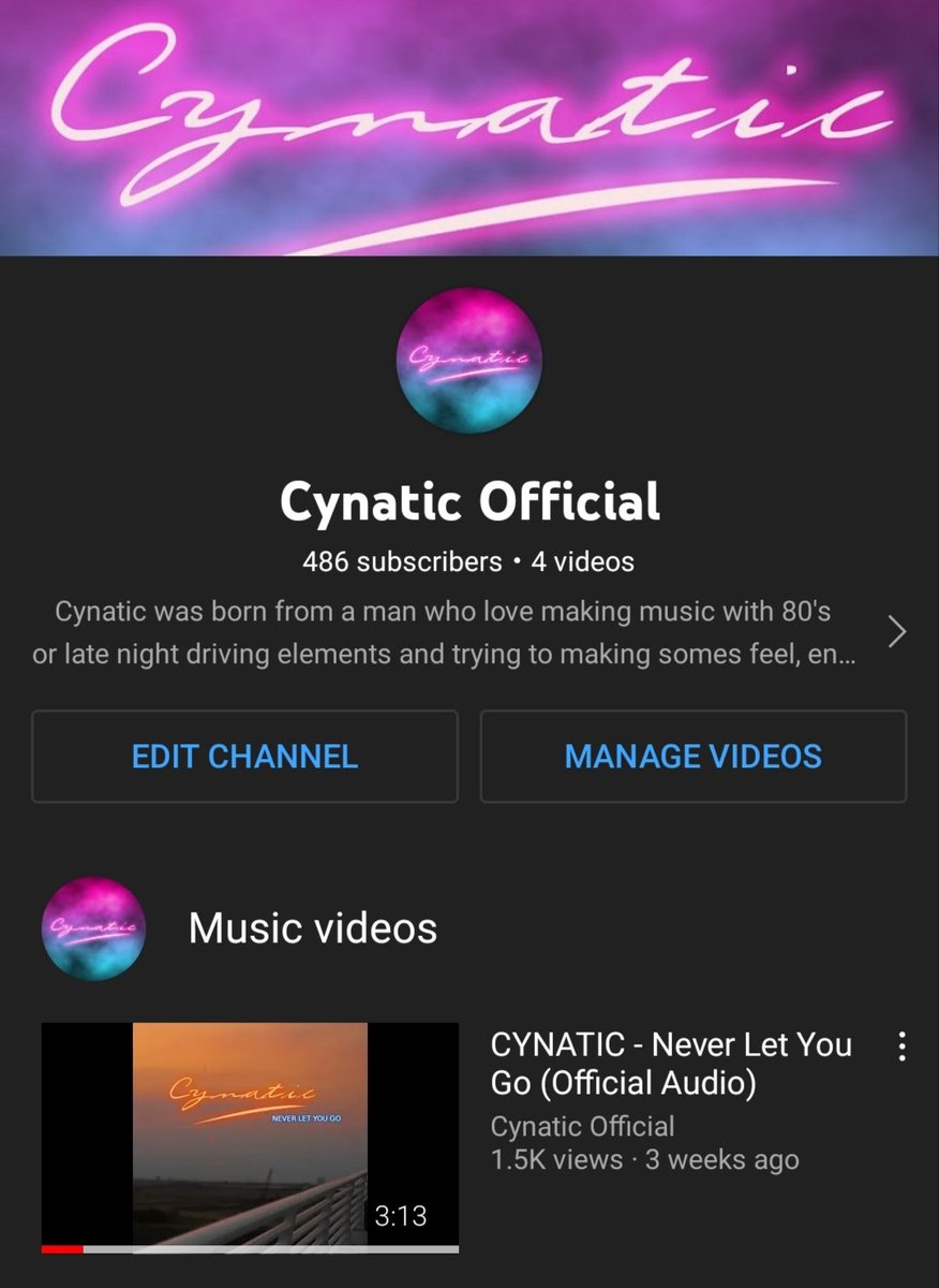 CynaticOfficial's tweet photo. Close to 500 subs on Youtube! 💙 https://t.co/TpL6qwT2r0