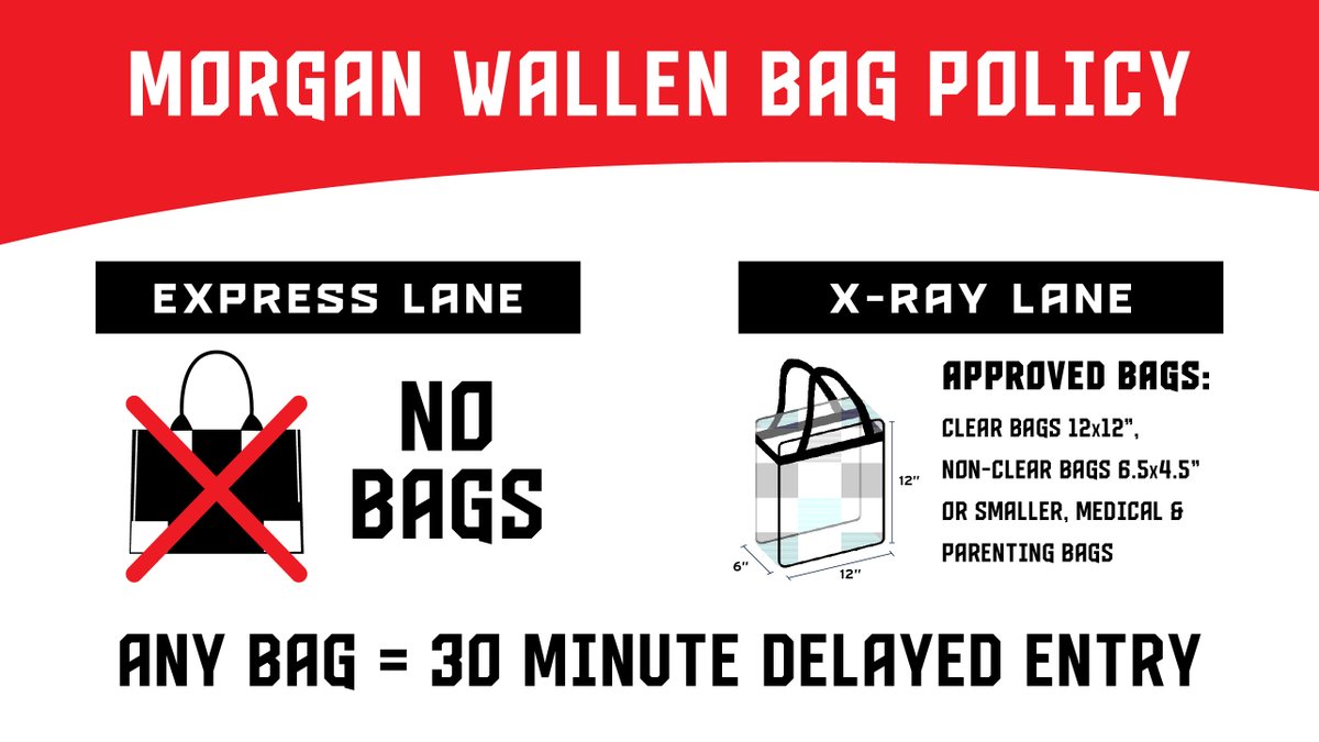 BrdgstoneArena's tweet photo. 🚨Enter for a chance to WIN tix to see Morgan Wallen on Wed. 3/16!🚨
We need YOUR help spreading the word about the bag &amp; camera policy for this show!

HOW TO ENTER:
-Retweet this post
-Tag a friend in the comments

*Winners will be contacted via DM’s on Tuesday 3/15 after 5PM https://t.co/KKe1naZPo9