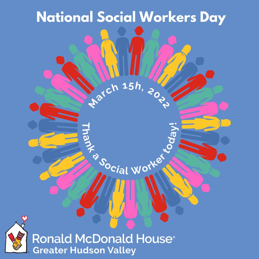 On National Social Workers Day we want to thank all those special professionals that work so hard to serve our families.

#nationalsocialworkerday #nationalsocialworkermonth
#socialworker #rmhghv #keepingfamiliesclose #nonprofit #donate #community #volunteer #giveback