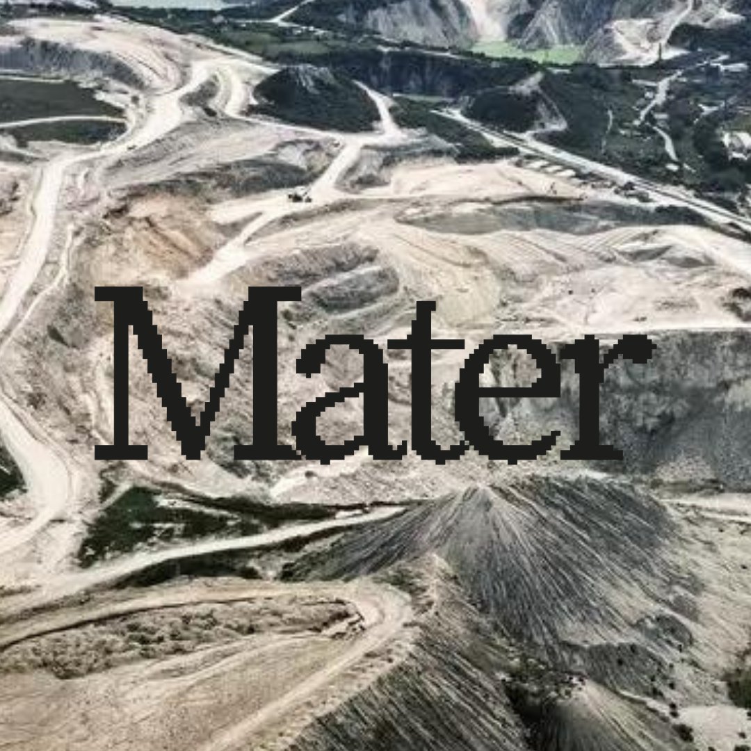 I’m always in awe when people shift my perspective. Mater is a combination of words, conversations, sound bites &amp; images that do just that: Exploring the ways we as humans can rethink our relationship to the world through how we engage with materials: 
instagram.com/mater________/