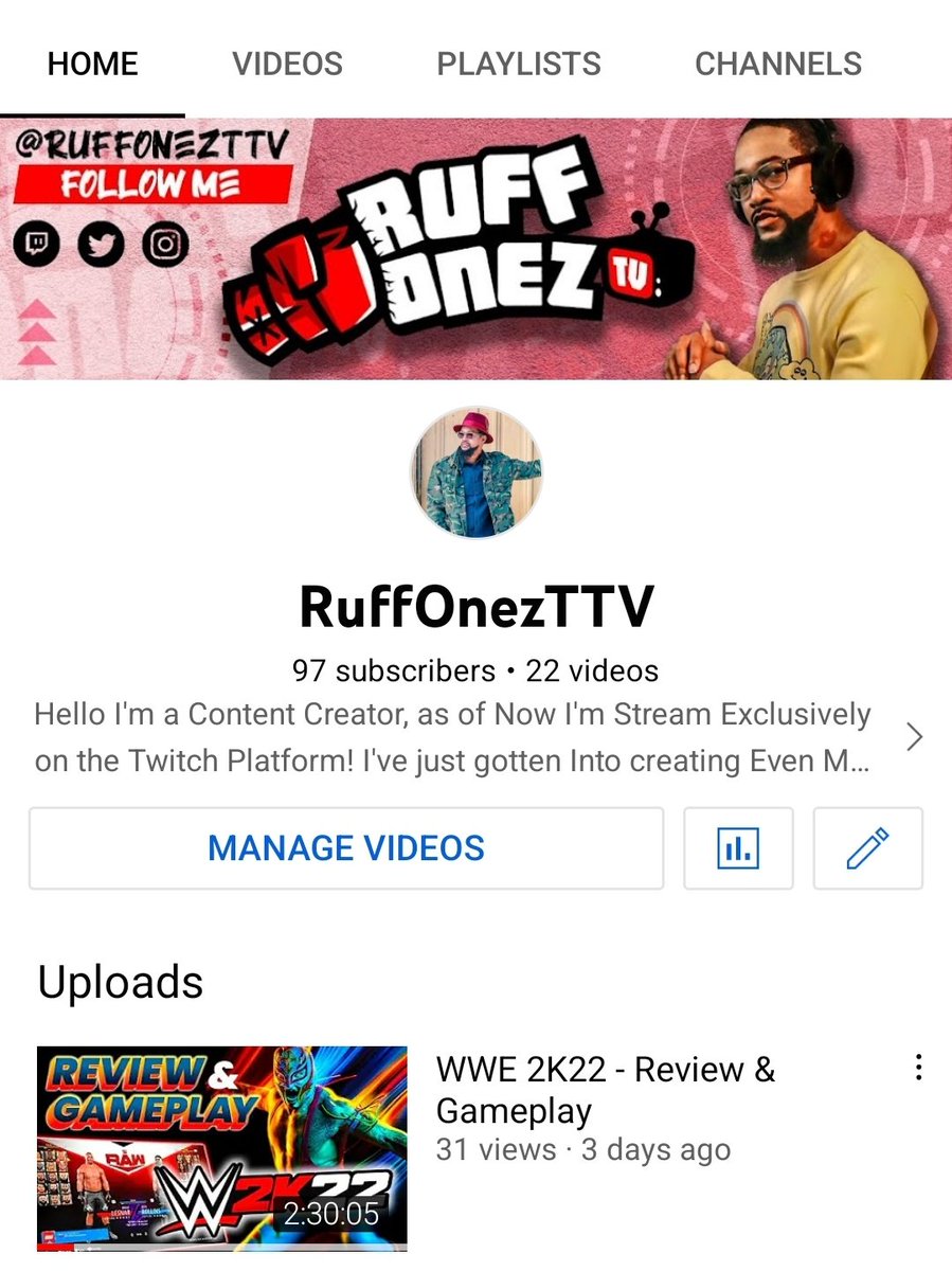 RuffOnez's tweet photo. We are 3 Subscribers Away from 100 on our @YouTube I'm Asking Everybody, If you Rock w/ Me Please Support Me! CLICK THE LINK BELOW, and #SubscribeToday I would Graciously Appreciate You! #SupportIsFree #RuffNation #TacSquad #YouTube #Shuxkz
https://t.co/wbrZmO4CDV https://t.co/Upu8ng0x2v