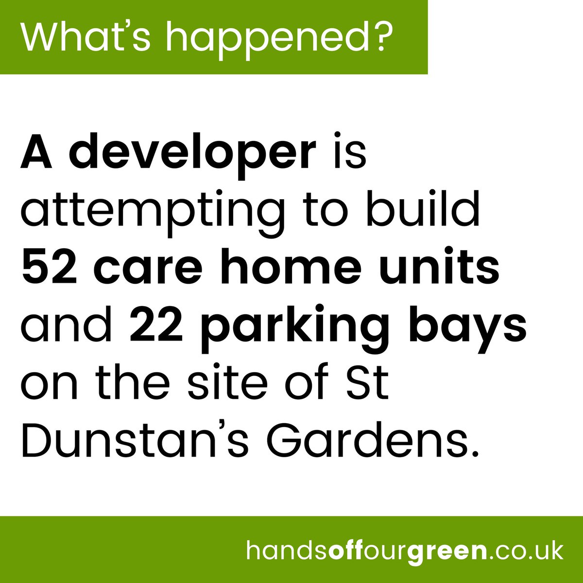 Hands Off Our Green! tweet media
