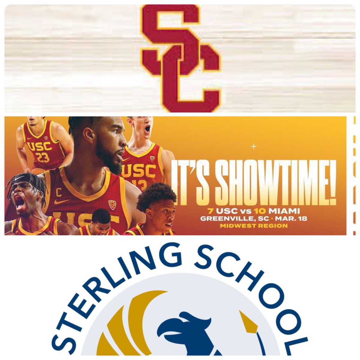 Though you might be in <a href="/theACC/">The ACC</a> country, we are excited for your visit to Sterling School, @USC_mikebohn &amp; <a href="/USC_Hoops/">USC Men's Basketball</a>! We have a wonderful school community, believe in the mission of the #WholeChild, and look forward to displaying our southern hospitality! #FightOn <a href="/EducationSC/">S.C. Department of Education</a>