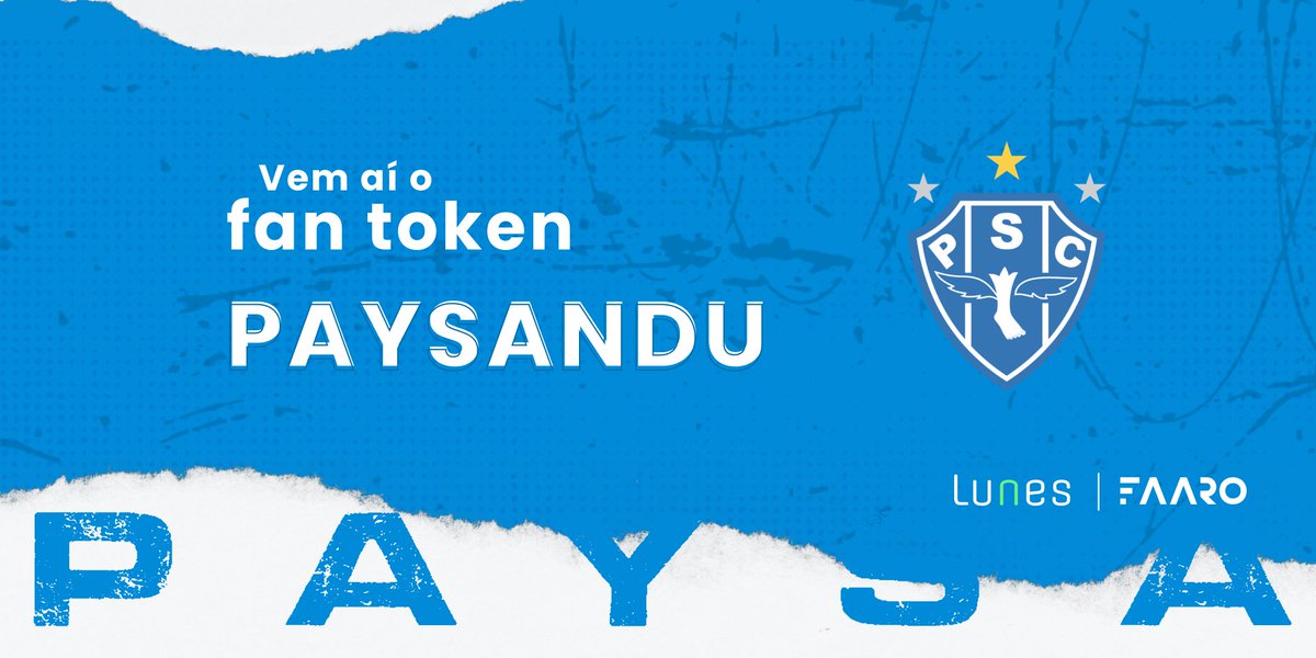LunesPlatform's tweet photo. VEM AÍ O MAIS NOVO FAN TOKEN! 🔵⚪️

A LUNES, juntamente com a @faaro_co
 vem trazer ao mercado mais um Fan Token.

Chegou a vez do Paysandu, o  Maior Campeão da Amazônia!

Fique atento(a) para as próximas informações!

#Lunes #faaro #paysandu #fantoken https://t.co/HU50UH3obK