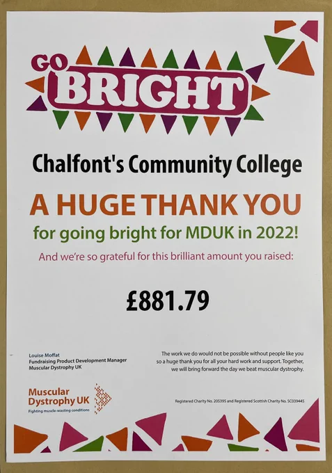 Image from The Chalfonts Community College (@CCChalfonts)