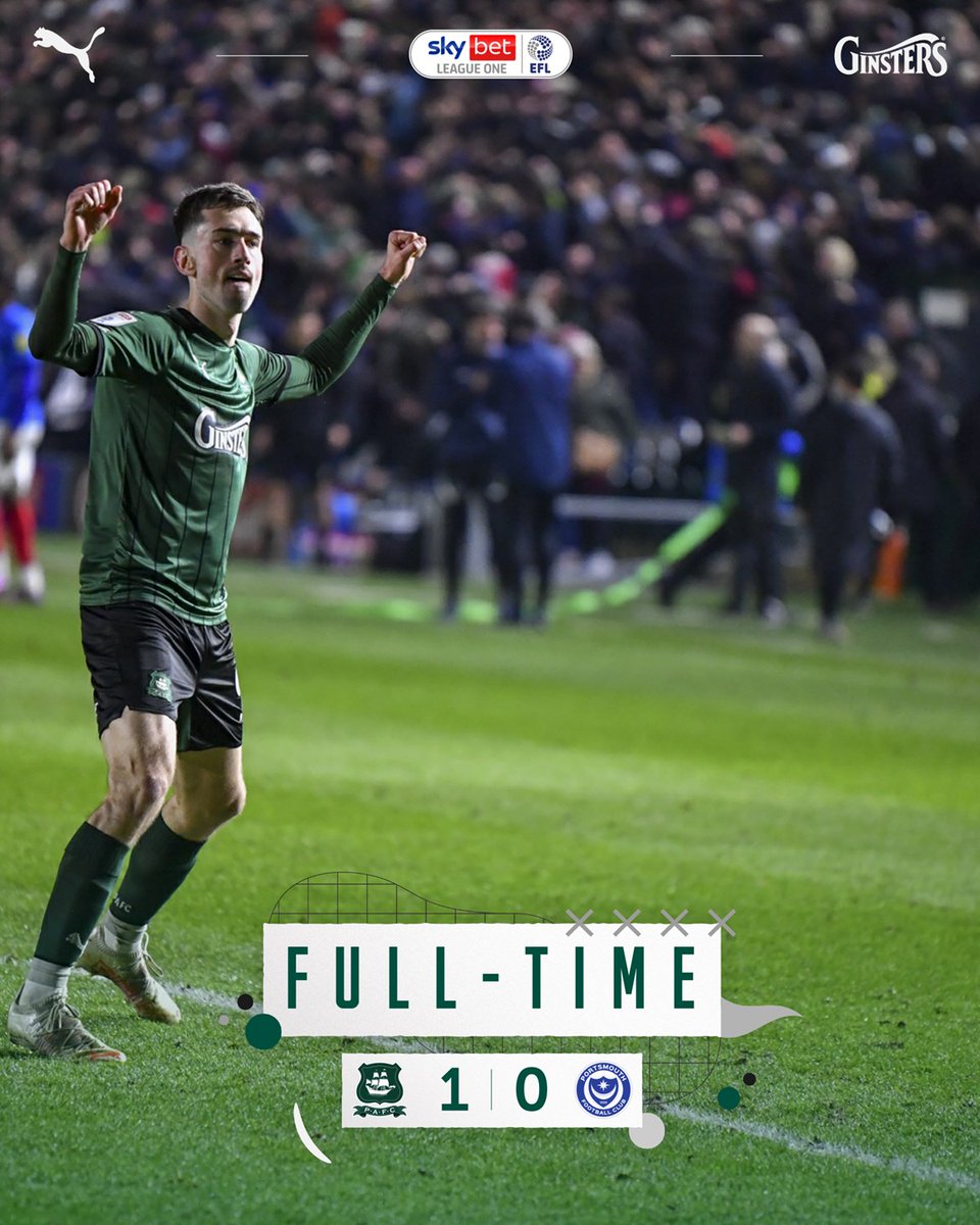 Argyle's tweet photo. ⏰ Full-time at Home Park.

Up the massive Greens.

#pafc https://t.co/NKnV8c1ySm