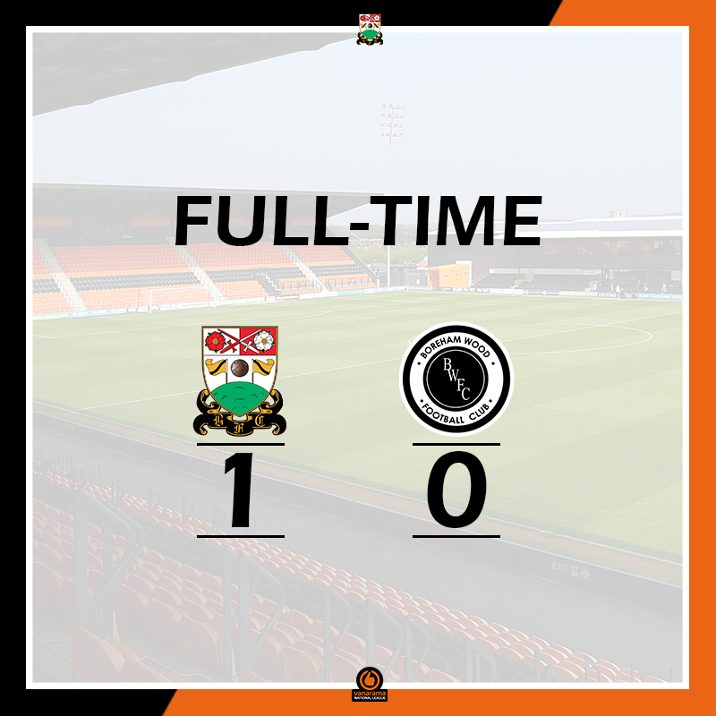 BarnetFC's tweet photo. ⌚ | FULL-TIME | #Bees 1-0 Boreham Wood

🌟 | A big win under the lights!

🐝1-0⚪

#BarnetFC🐝 https://t.co/x09UOjBGpA
