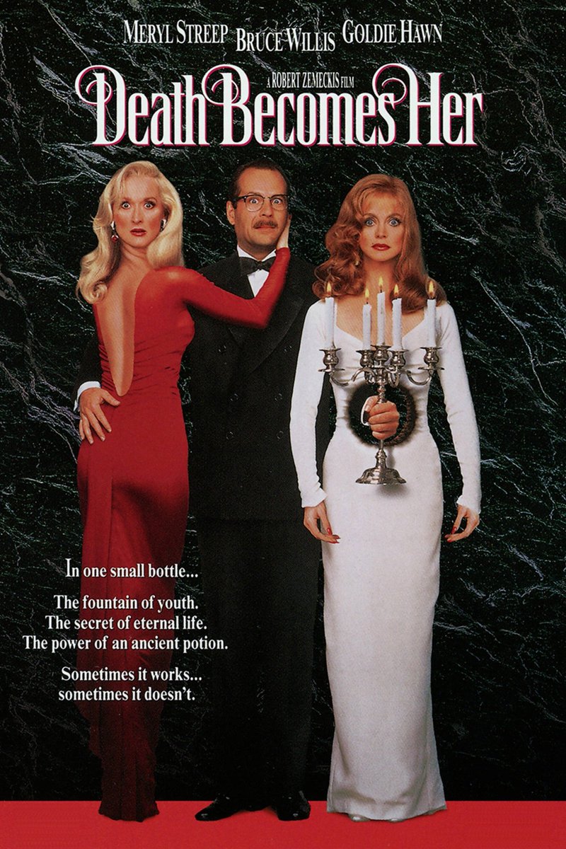 NowWatchMovies's tweet photo. #NowWatchingThisMovie
🎬 Death Becomes Her 🎬
⭐ Starring ⭐
#GoldieHawn
#MerylStreep
#BruceWillis
#IsabellaRossellini
#AdamStorke
#MichelleJohnson
#NancyFish
#DeathBecomesHer
#NowWatching
#FilmTwitter https://t.co/cytOEnxSk7