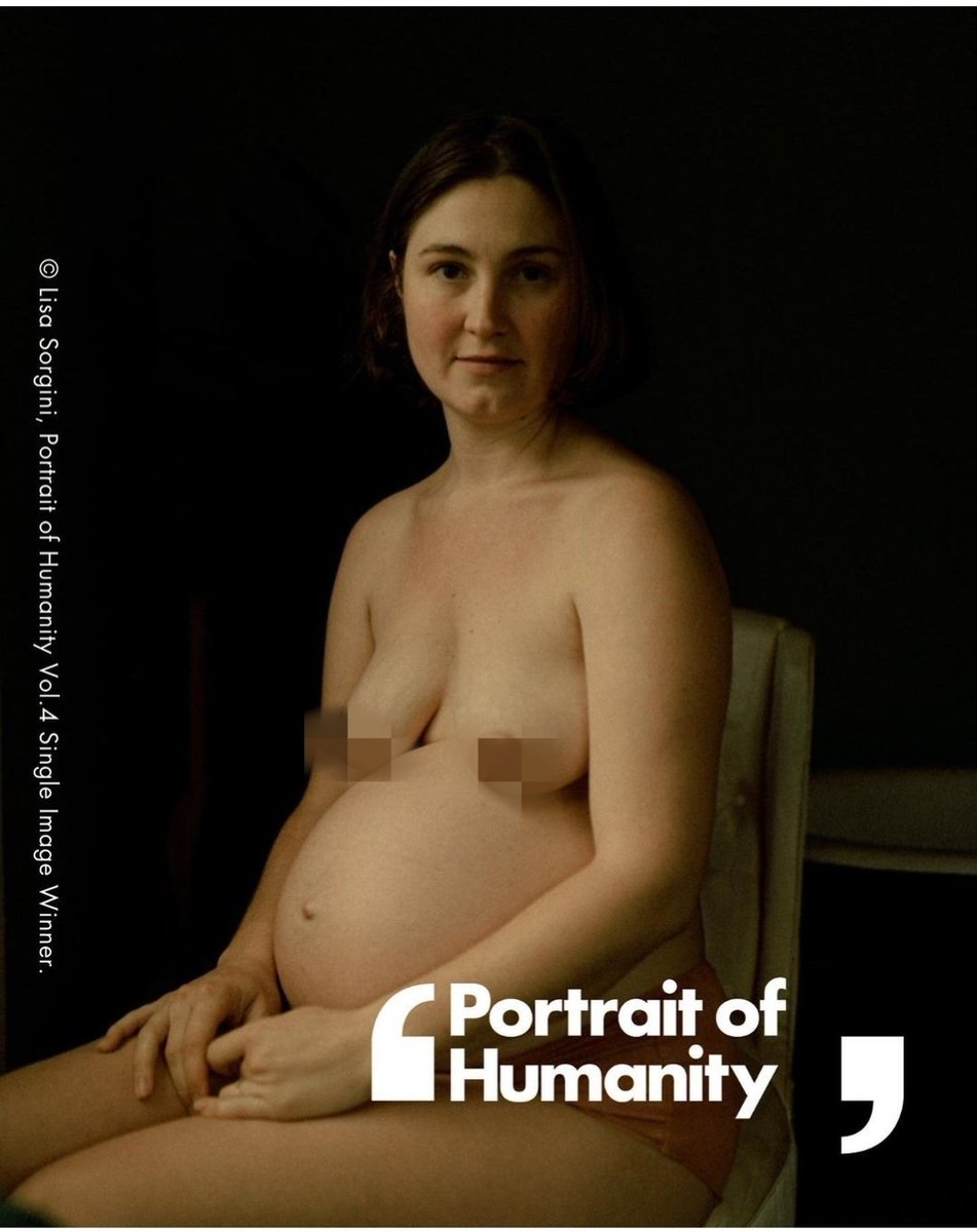 LisaSorgini's tweet photo. @bjp1854 have just announced the winners of the 2022 Portrait of Humanity and I'm so happy to have this image of Hannah in her third trimester included.
(Image censored in order to exist on social media) https://t.co/qd0VJ2XaAf