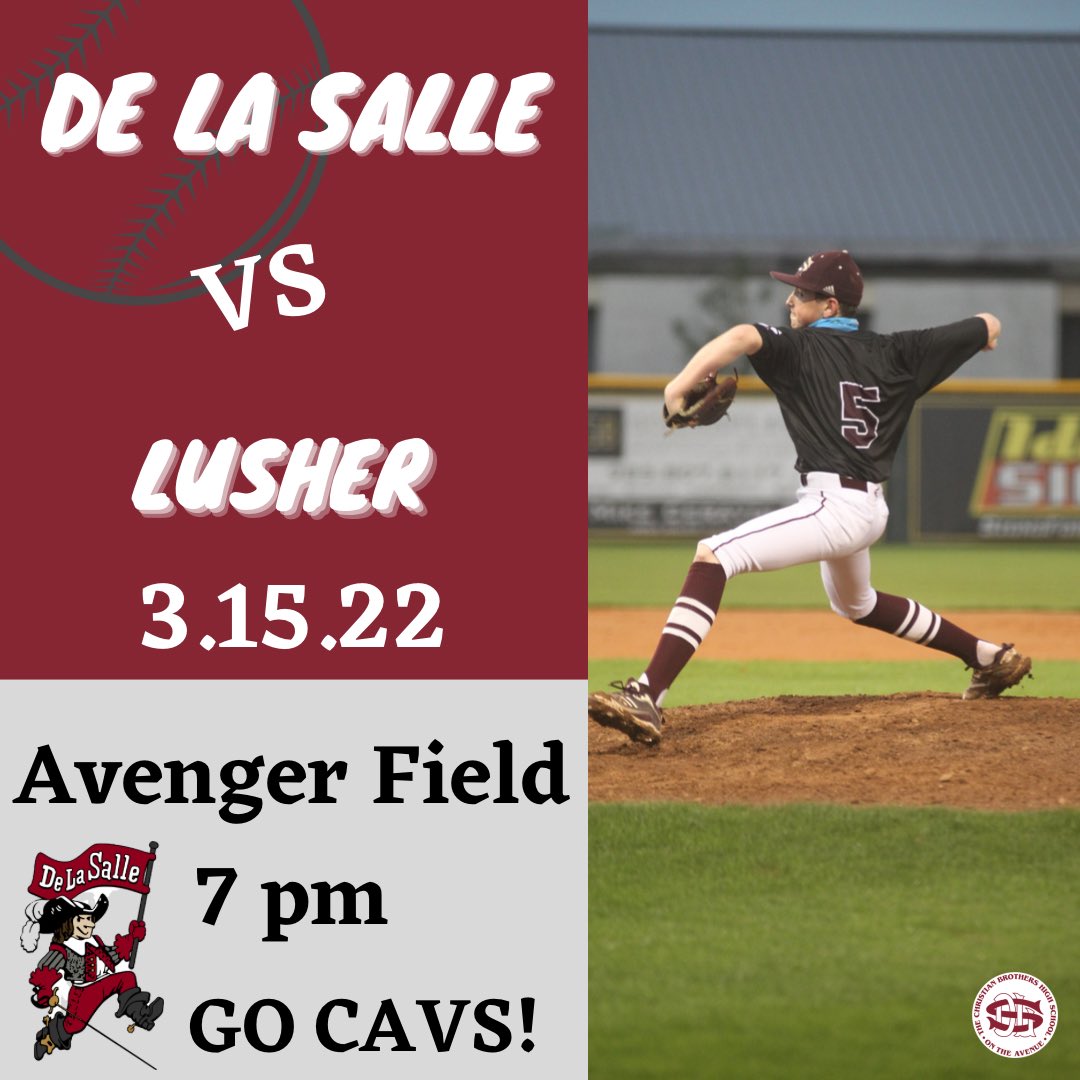 dls_athletics's tweet photo. #CavNation come join us this evening at the ballpark! The #Cavaliers will be taking on Lusher. Game starts at 7 pm at Avenger Field. Come join us and cheer on our #Cavs!! #DLSBaseball #DLSAthletics #DLSNola https://t.co/ElpqT4JKwa