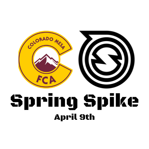 Hey Grand Junction people! Do you like Spikeball? Well we are having our first annual Spring Spike Tournament! 

🕑- Saturday, April 9th at noon
📍- Colorado Mesa football practice field
🏆- Winners get Custom Columbia gear

Click the link for more info: coloradomesafca.org/springspike