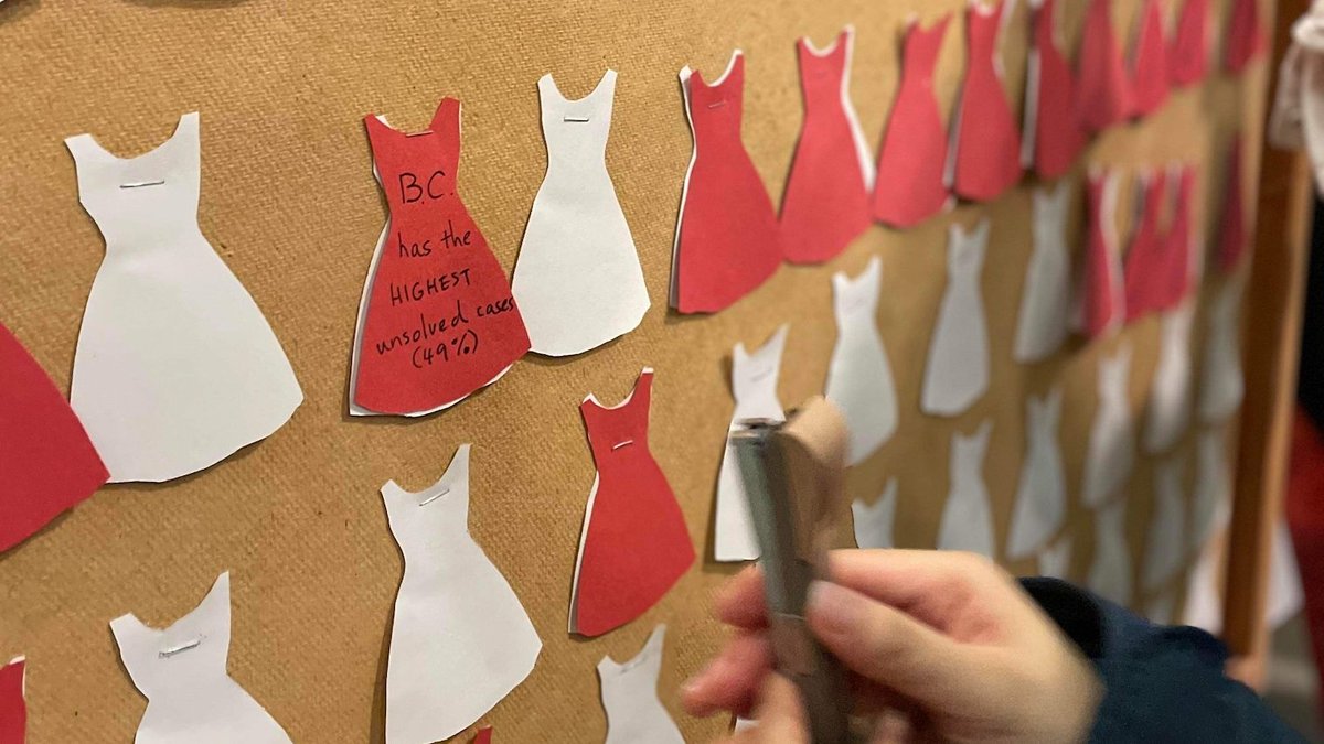 Missing and Murdered Indigenous Women and Girls honoured in SFU class project through lens of the Truth and Reconciliation Commission’s 94 Calls to Action and respect for the Tsleil-Waututh, Katzie, Musqueam, and Squamish Nations.

Read more: ow.ly/rqlC50IkcmH
#mmiwg #TRC94