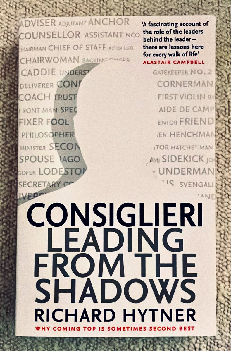 .<a href="/rorysutherland/">Rory Sutherland</a> thanks for mention in today’s #marketingkind xChange webinar. The ‘book by that former Saatchi guy’ about those who lead from the shadows is this one. Thanks <a href="/JustinCernis/">JC</a> for sharing it in Chat.