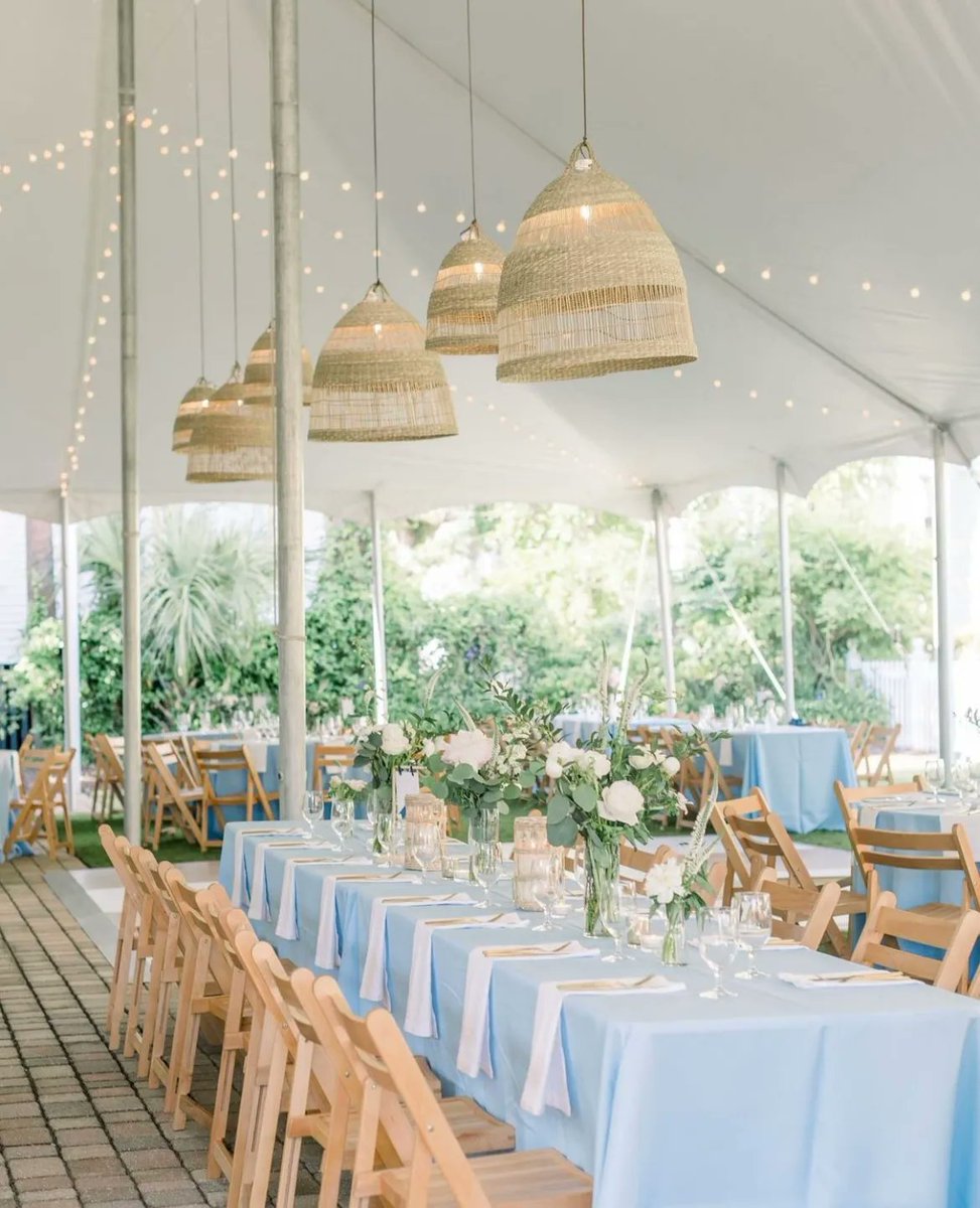 Have a specific idea in mind for lighting? We can hang just about any light!

#weddings #lighting #blufftonwedding #hiltonheadwedding #savannahwedding #weddingdj #cafelights #jlkevents #blufftonlighting #blufftonevents #hiltonheadevents