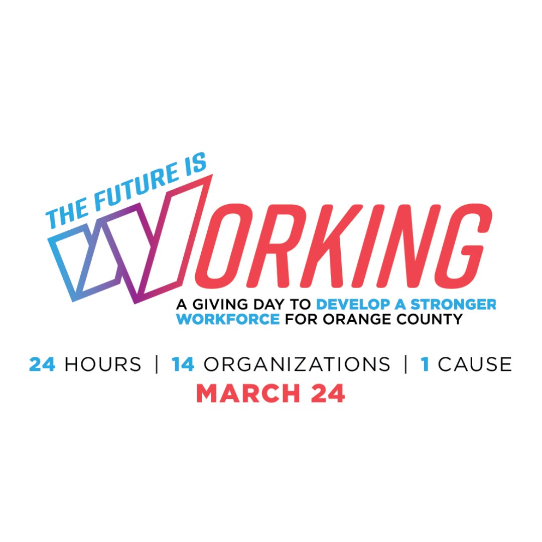 JVSSoCal's tweet photo. #FutureisWorking Giving Day is next Thurs., 3/24. Your support will help struggling community members facing economic challenges.
2X YOUR IMPACT: Donations during the 24-hour fundraiser will be matched by @BancOfCal up to $5,000!
https://t.co/w3BEYPkaWt
#JVSSoCal #FutureWorkOC https://t.co/PFUQ7TMPn3