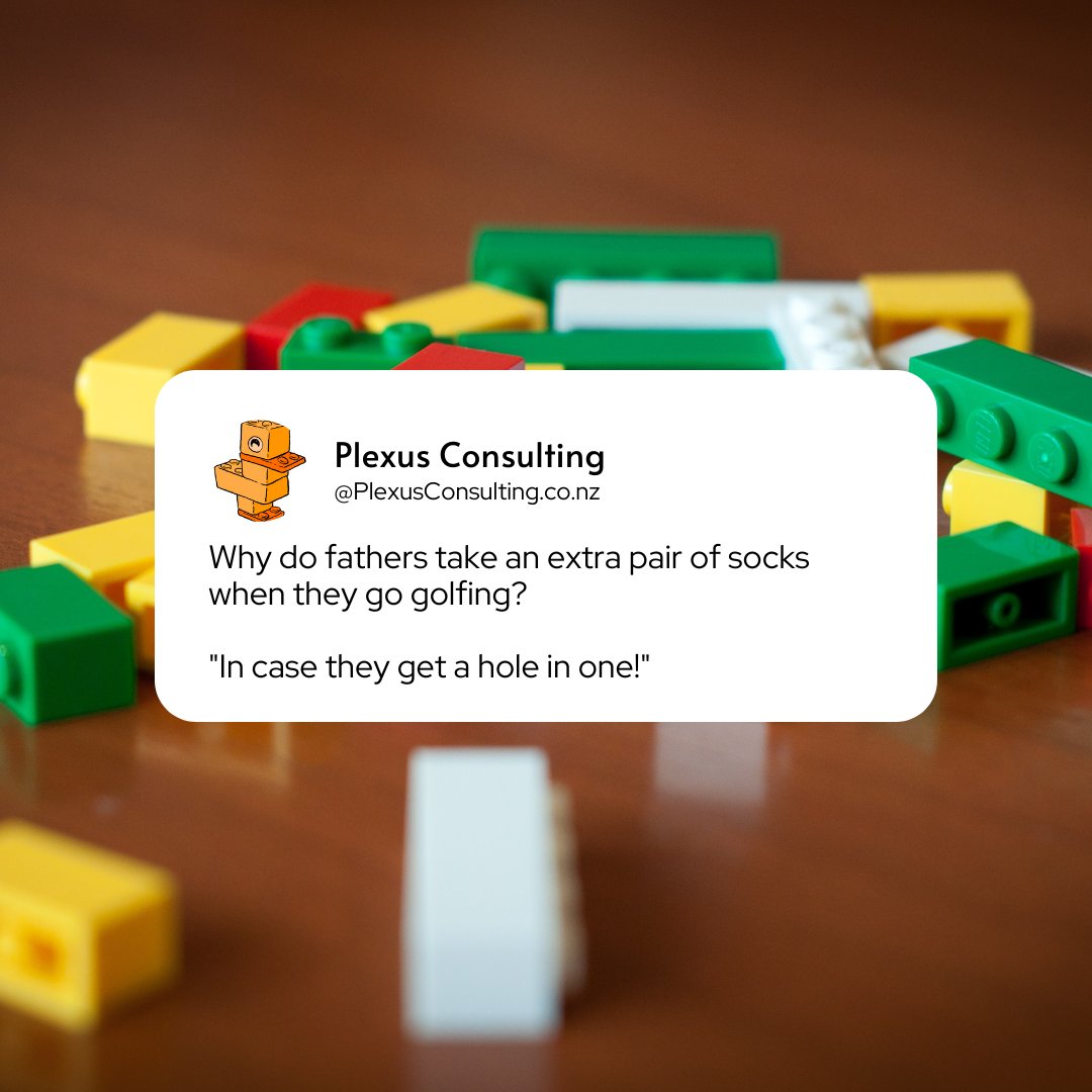 Definitely don't get a hole in one when I get out on the golf course but we can dream. Just a little Wednesday humour.