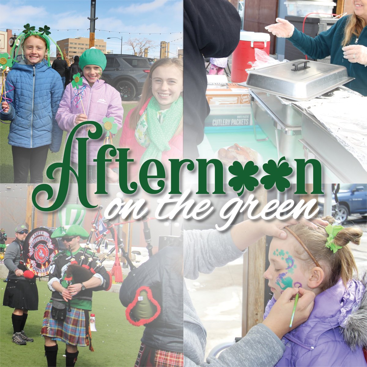 DavidStStation's tweet photo. Food, fun &amp; family time! 🍀 That's what Afternoon on the Green is all about! Join us THIS SATURDAY, March 19th, from 12:00 PM - 2:00 PM as we celebrate St. Patrick's Day. We will have food, green beer, entertainment, crafts &amp; face pantings. Wear your green, and we'll see ya then! https://t.co/DwRWLGO8Be