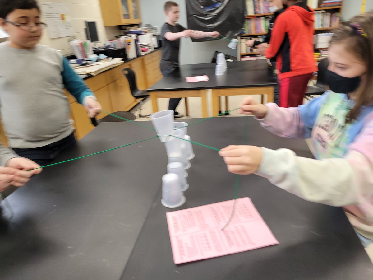 chasingstruggle's tweet photo. I loved getting back to having students working in teams today. It has been a long time coming since Covid. Cup Challenge was awesome and kids were engaged, competitive, excited and eager to complete the challenge. Cooperative teamwork in SEL class.
#LincolnPrideWCS https://t.co/DmSl1PoZ5P