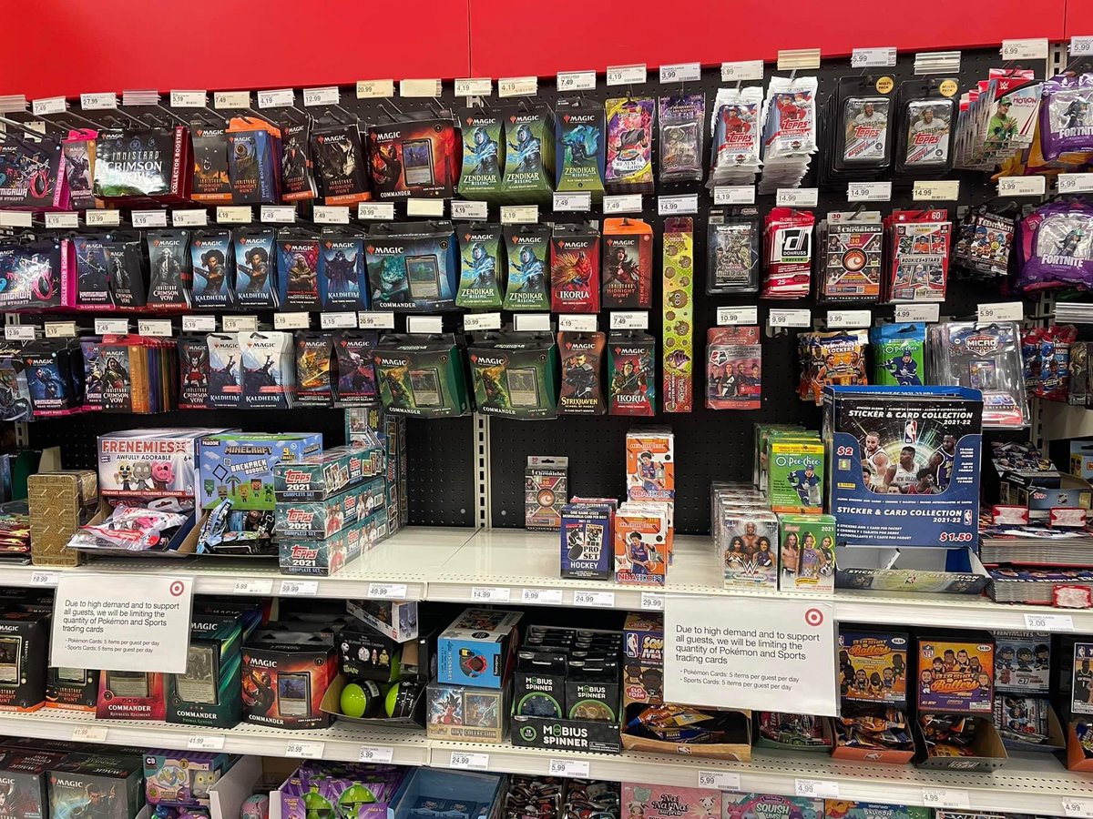 DFWRestock's tweet photo. 🔥Restock Alert🔥

1st picture is at Target somewhere in Allen, Texas. 2nd picture is another target in Allen North. Photos from FB group. 3pm today. HAPPY HUNTING! 
#DFWRestock #TexasTCGRestock #PokemonTCG https://t.co/sZSJNpENCF