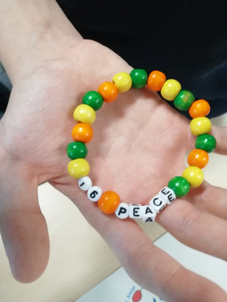 KilpatrickThe's tweet photo. Global Goal Number 16 Peace bracelets by the Makers of The Kilpatrick Shop. https://t.co/eJtGtZBXy6