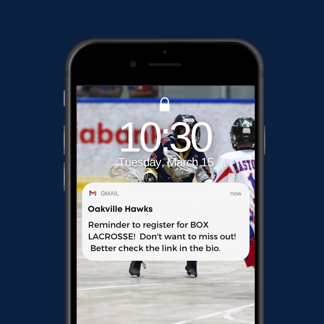 Rep &amp; House League BOX LACROSSE seasons coming soon.  Registration is open!  #linkinbio