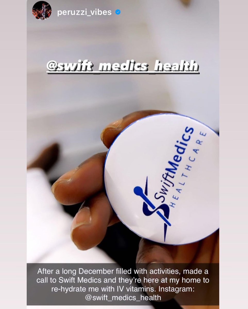 swift_medics's tweet photo. FREE wellness tip of the day: Try out our range of IV vitamin drips, just like @peruzzi_vibes to get all the health benefits including immune support, detox and that natural skin glow ☀️ #SwiftMedics #Peruzzi #IVVitamins #Wellness https://t.co/BhxVokGogt