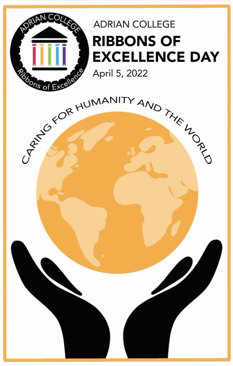 AC_Ribbons's tweet photo. We have so many creative students here at Adrian College. Here is our 2022 Ribbons of Excellence program cover designed by Isabel Wright! #gdtbab #caringforhumanity #caringfortheworld #bulldogproud #adriancollege https://t.co/lf7FgLZXuV