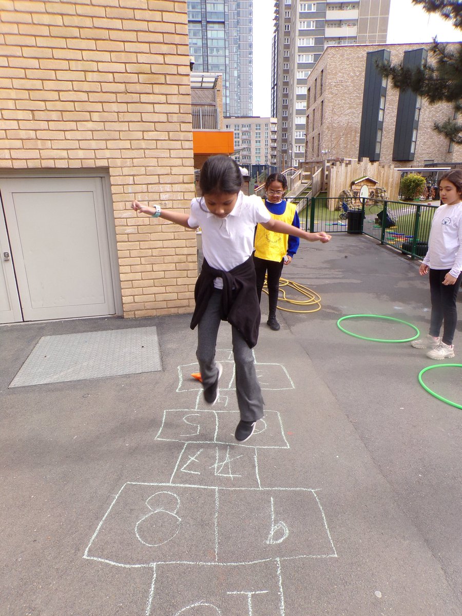 morelandprimary's tweet photo. We made the m​ost of the sunshine today and had a great time enjoying all our new playground games: hopscotch, hula hoops and skipping.

I wonder what next week's craze of the week will? @theresehoyle
#crazeoftheweek #learningforlife https://t.co/g4LRsBXA2K