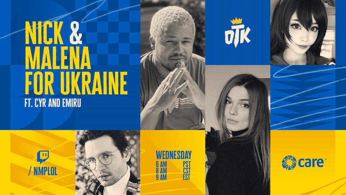 malenatudi's tweet photo. FUNDRAISER FOR UKRAINE TOMORROW 8AM CST 
https://t.co/XxktHCtr7r
Hints: Hair dye, eyebrow bleach, Nick eating a sausage, challenges, GIVEAWAYS!

✨we got a 55gal drum of lube + a 75ft slip and slide, what could possibly go wrong?✨ https://t.co/Jjvp5bciDM