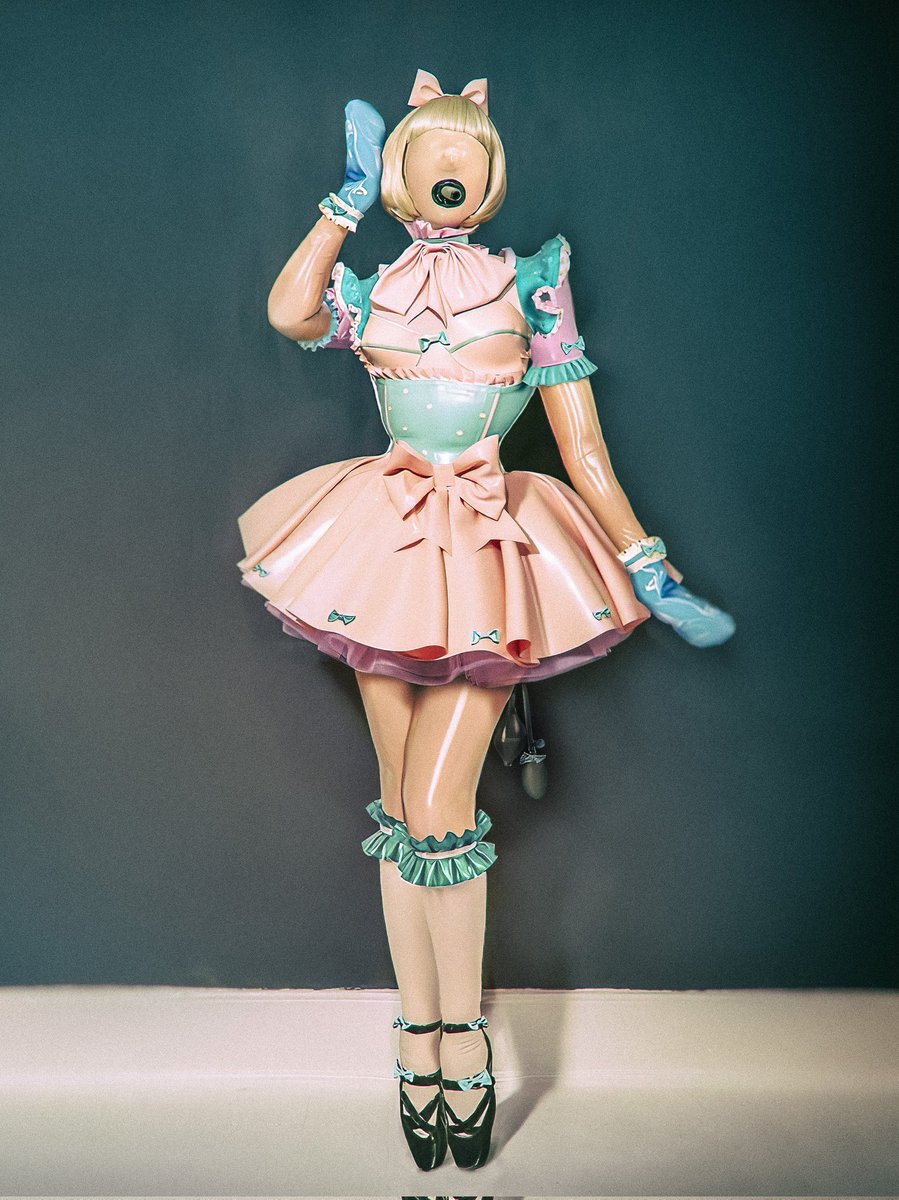 Locked in latex 
Live as a doll