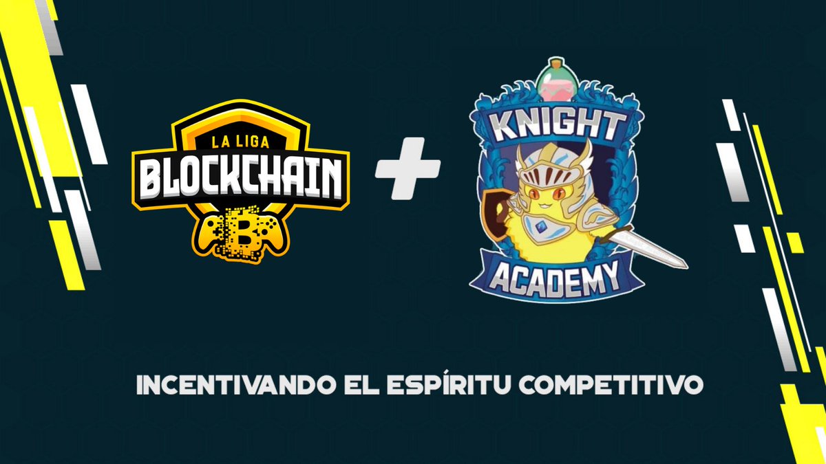 En la Liga Blockchain seguimos firmes con la idea de mejorar el espíritu competitivo en nuestra región, por eso anunciamos nuestra alianza con @Knight_Academy_ con el propósito de incentivar el progreso de Axie Infinity como Esport.