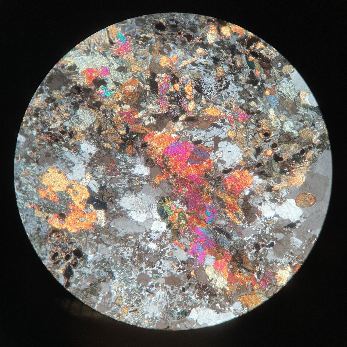 cIoudymars's tweet photo. I keep intending to update this account with all the things that I’ve been learning, but I’ve learned so much that I don’t even know where to start! 

This week I’ve joined a thin section microscopy course, which has been a very steep introduction, but at least it’s pretty🤩 https://t.co/MzrIGLBfzN