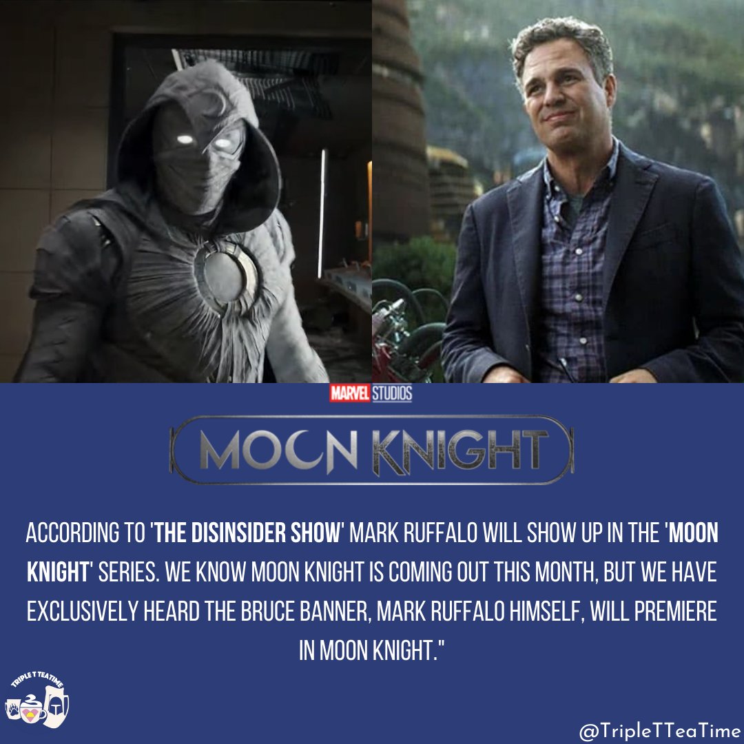 moviesw_andy's tweet photo. Take this with a grain of salt people! It is just a rumor. No official word of this being 100%. The question is if he does appear, why would he show up in this show? #MoonKnight #Hulk #BruceBanner #MarcSpecter #MCU https://t.co/KkPy162wkS