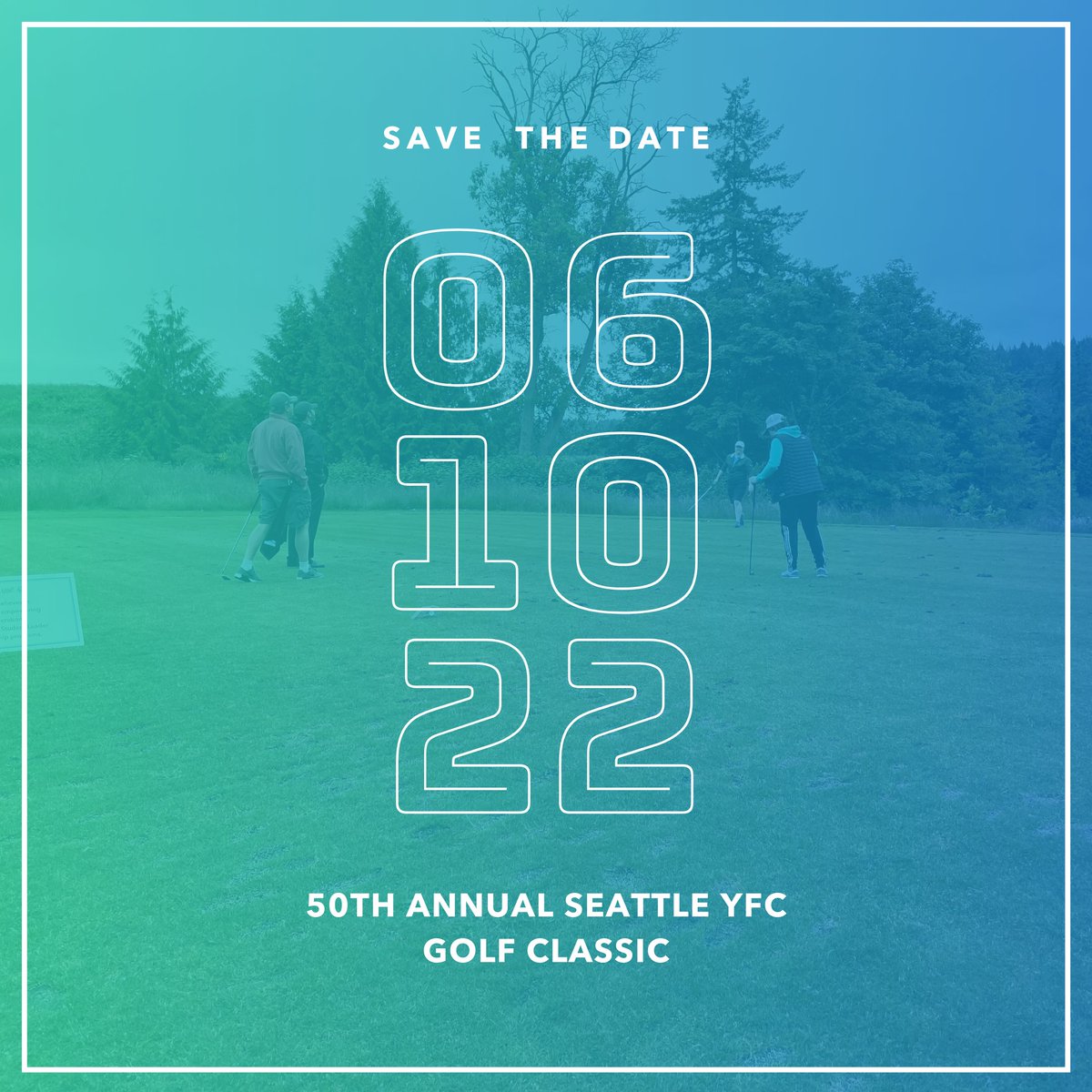 SeattleYFC's tweet photo. Save the date! Our 50th Annual Seattle YFC Golf Classic is coming up on June 10th, 2022! 

All proceeds from this tournament go to support our work with under-resourced youth. For more information or to register, visit our website: https://t.co/4ibdr5deHi https://t.co/oUzUxLIosB