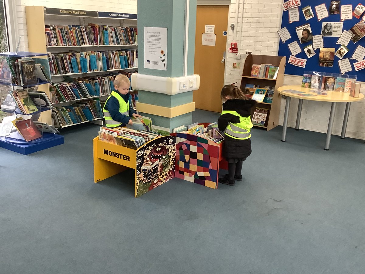 Fostering the love of reading in action.