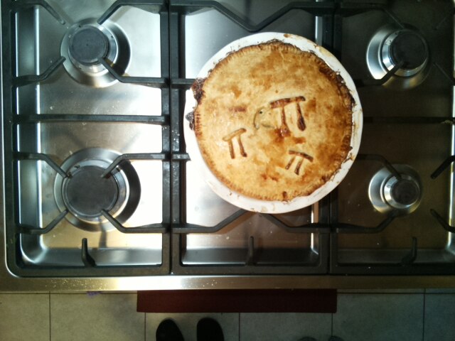 E14Community's tweet photo. It's a pie ... covered in Pi ... photographed by a #raspberrypi ... basically, there's a lot of Pi going on here #RaspberryPiDay https://t.co/WgwAPmPeC9 https://t.co/6MtR5UlmkQ
