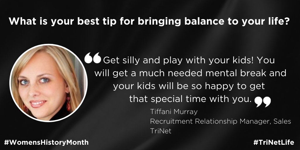 TriNet's tweet photo. It’s #WomensHistoryMonth! Please enjoy this fun life hack from one of our incredible TriNet colleagues! 💙🧡
#WomensHistoryMonth2022 #IncredibleStartsHere #YourPeopleMatter #DiversityandInclusion #worklifebalance #TriNetLife #TriNetDEI #WHM https://t.co/Qthj22oyqc