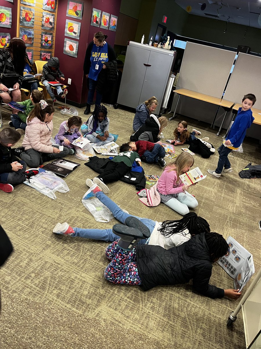 JordanFink24's tweet photo. Such a fun morning at the @waukeshalibrary 📚 These readers were so excited about their books they didn’t even make it back to school before they started reading!! (also the bus is basically as exciting as a roller coaster! ❤️😂) https://t.co/oQd71TXeSG