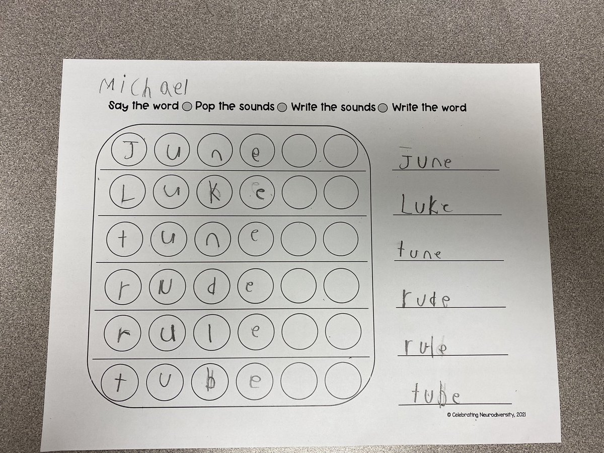 ktcollier's tweet photo. A little pop-it fun to practice our phonics skills! #cvc #cvce #alwayslearning #alwaysreading https://t.co/XSsHfazhuT