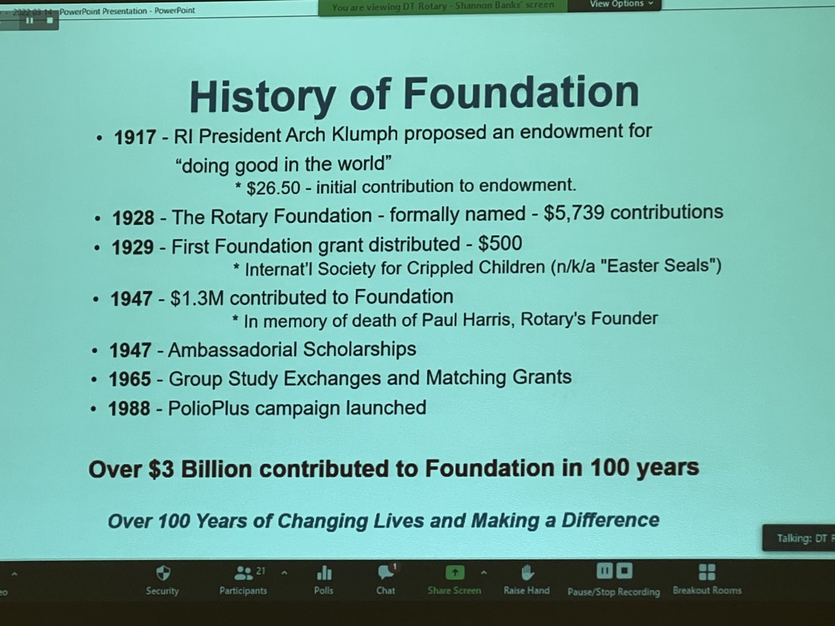 RC of Cedar Rapids, Iowa (@rotarycr) on Twitter photo Thanks to John Wasta, the <a href="/5970Rotary/">Rotary District 5970</a> Foundation Chair (and Downtown Rotarian!) for his Monday update on the #Rotary Foundation, and all the good it enables here in #CedarRapids and abroad. Learn more and support the foundation here: bit.ly/3CZhxkd Thanks to John Wasta, the <a href="/5970Rotary/">Rotary District 5970</a> Foundation Chair (and Downtown Rotarian!) for his Monday update on the #Rotary Foundation, and all the good it enables here in #CedarRapids and abroad. Learn more and support the foundation here: bit.ly/3CZhxkd