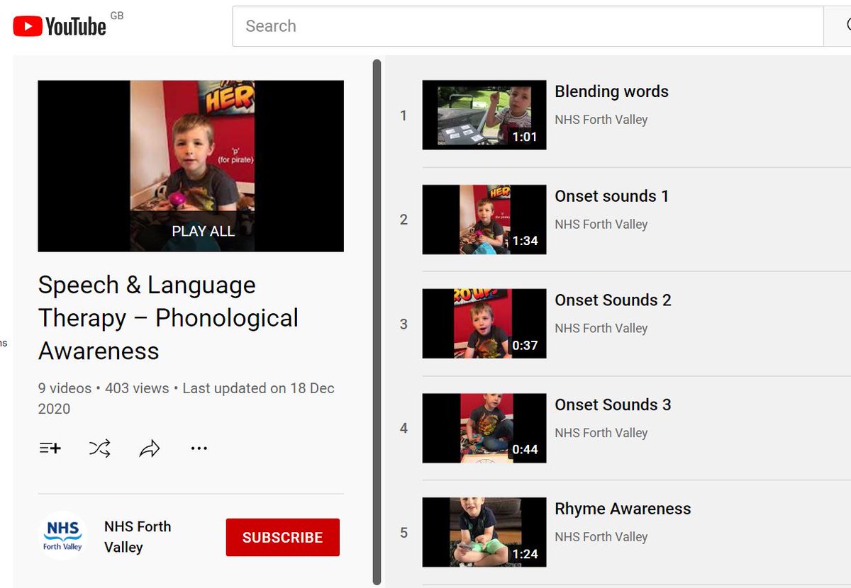 If you're looking for even more ways to support children's phonological awareness skills, why not have a look at our YouTube playlist for inspiration.  We've got a range of videos demonstrating the different skills in action.  #sltfv #ChattyTuesday 
shorturl.at/agxER