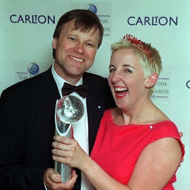 Elton John and Eminem at the 2001 Grammys