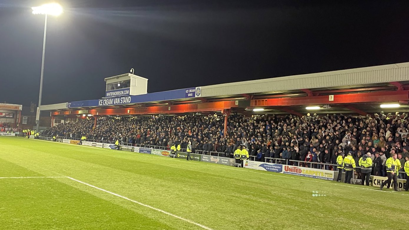 Football Away Days on Twitter "2,300 Wigan fans at Crewe tonight. 