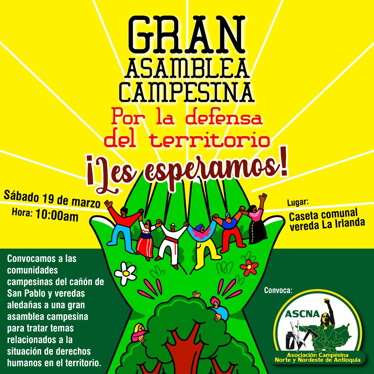 ascna_2012's tweet photo. La juntanza para la defensa del territorio...
#ascna #asociacioncampesina #gobernanzapopular #defensaddhh https://t.co/MHESaFo2hg