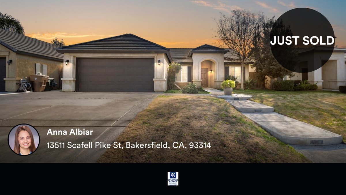AlbiarAnna's tweet photo. 3 🛏 2 🛀  
📍 13511 Scafell Pike St, Bakersfield, CA, 93314

My latest sale on RateMyAgent
https://t.co/nVh46n7N4U https://t.co/UE7YT9FqD3