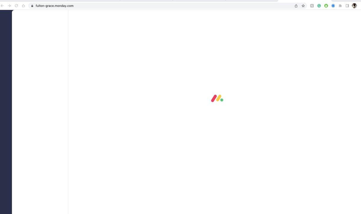 amethystkae's tweet photo. @mondaydotcom I just signed up but it's stuck on the load page.  Not sure what's going on. https://t.co/eK3pwCd0bp