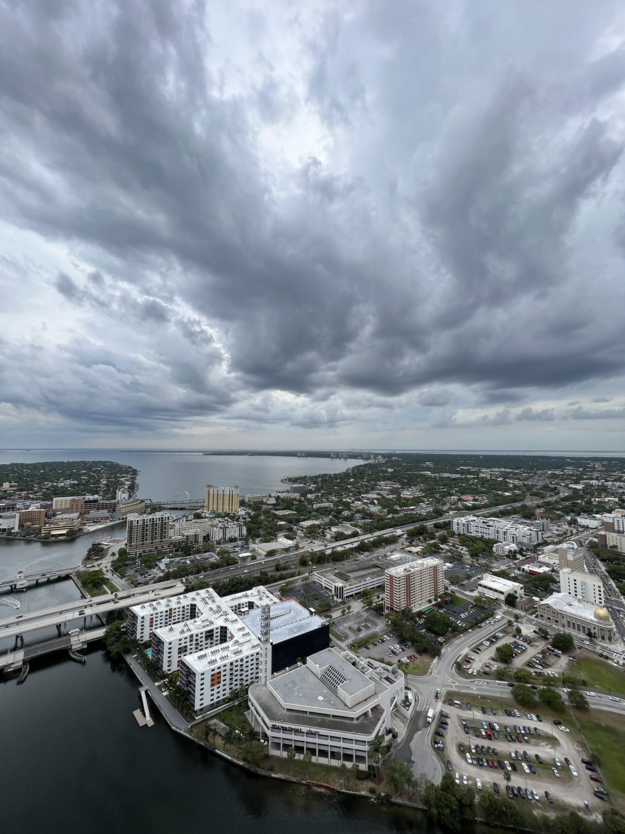 mclarke887's tweet photo. View from top of the Bank of America building. @PaulFox13 what type of clouds are these?! https://t.co/38wuYJMGQk