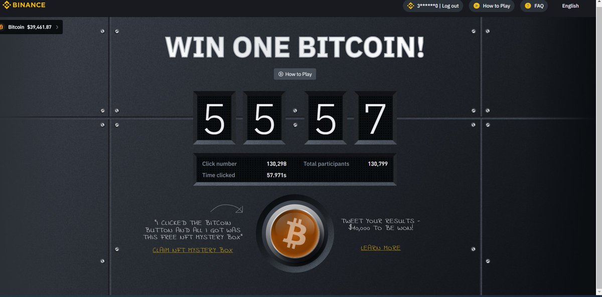 #BitcoinButton #Binance