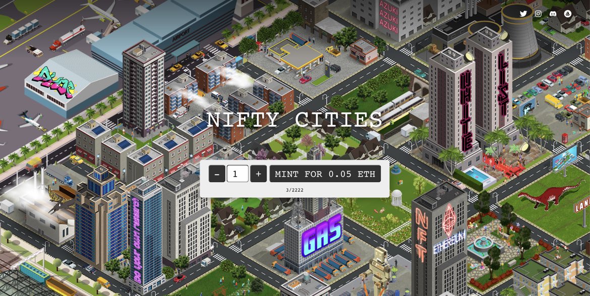 niftycitiesnft's tweet photo. ✅ Website
✅ Contract
✅ Art
❓Drop https://t.co/eQDByzm1Ye