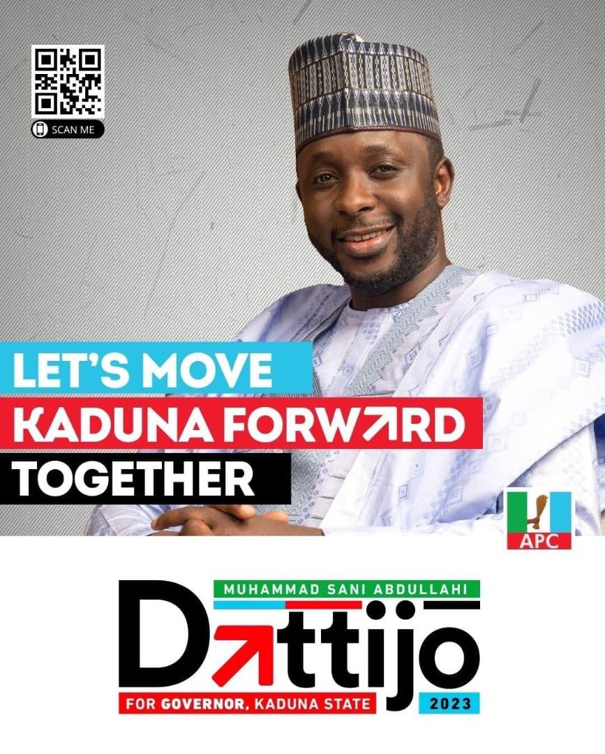 profbiodun's tweet photo. Congrats boss on the declaration of your intention to succeed our able leader HE Mallam Nasir ElRufai. You shall succeed in this pursuit Insha Allah. #YoungAndGettingIt #Hope #Dattijo2023 https://t.co/EEA3PEQxea